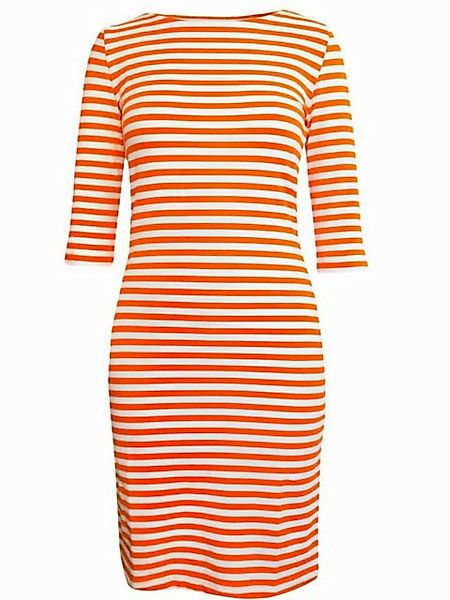 Brigitte von Boch Sommerkleid Portola Kleid orange-weiss günstig online kaufen