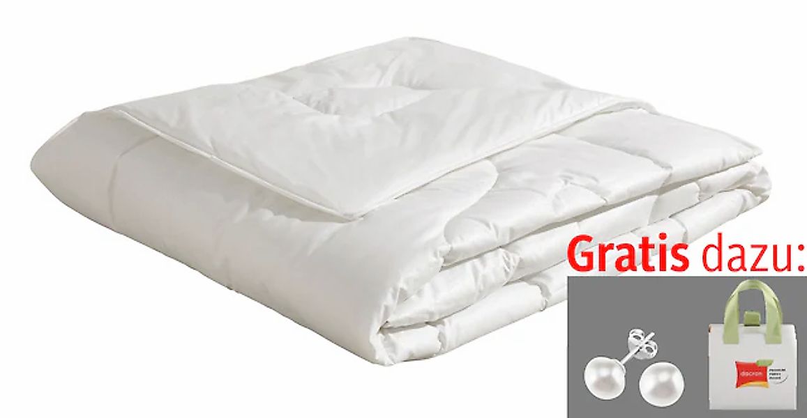 Beco Kunstfaserbettdecke »Aerelle™ Blue "Gold" NEUHEIT Bettdecke mit Gratis günstig online kaufen