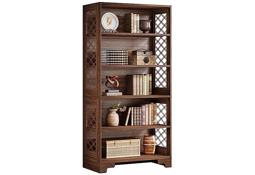 Tribesigns Bücherregal 6-stöckiges Standregal, 180cm regal Holz, offenes Au günstig online kaufen