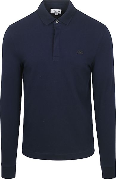 Lacoste Longsleeve Poloshirt Piqué Navy - Größe L günstig online kaufen