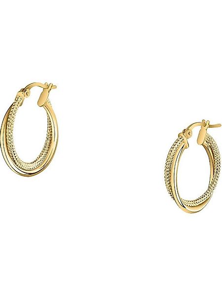 CHRIST Paar Creolen CHRIST Damen-Creolen 585er Gelbgold (Paar) günstig online kaufen