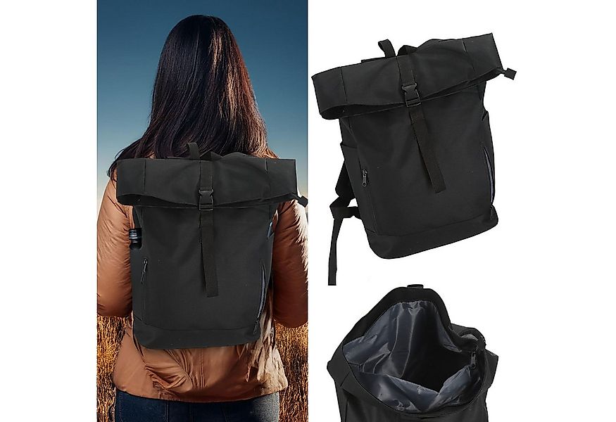 CEPEWA Rucksack Falt Rucksack Urban 30l schwarz 40x57x15cm 600D Polyester R günstig online kaufen