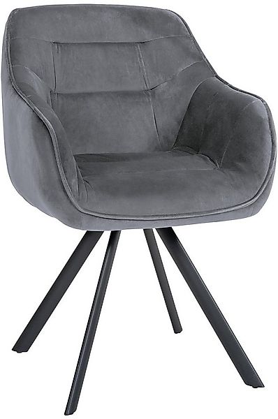 CLP Esszimmerstuhl Russel, Samt oder Antik Stoff günstig online kaufen