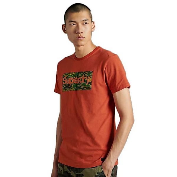 Superdry Core Logo Canvas Kurzarm T-shirt XL Denim Co Rust günstig online kaufen