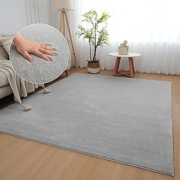 my home Teppich Cali light, Kunstfellteppich, günstig online kaufen