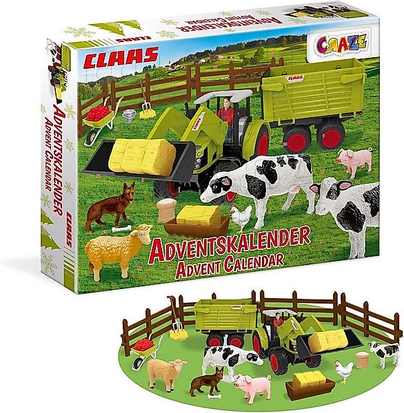 CRAZE Adventskalender CRAZE Adventskalender CLAAS Spielzeug Adventskalender günstig online kaufen