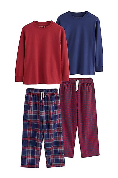Next Pyjama Karierte Pyjamas aus Webstoff günstig online kaufen