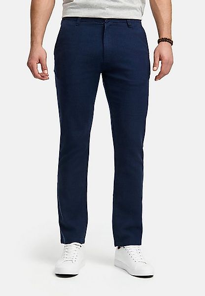 Indicode Leinenhose INGuy moderne Stretchhose mit schmalen Schnitt günstig online kaufen