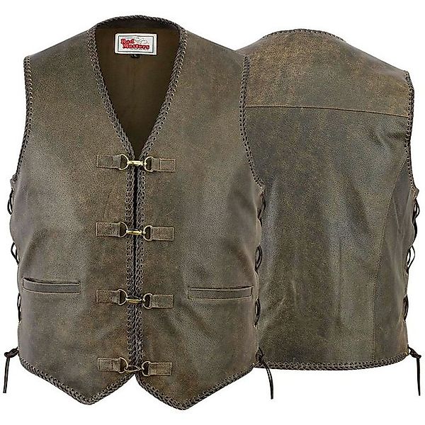 German Wear Motorradweste GW693 Cracker Motorrad Lederweste Biker Motorradw günstig online kaufen