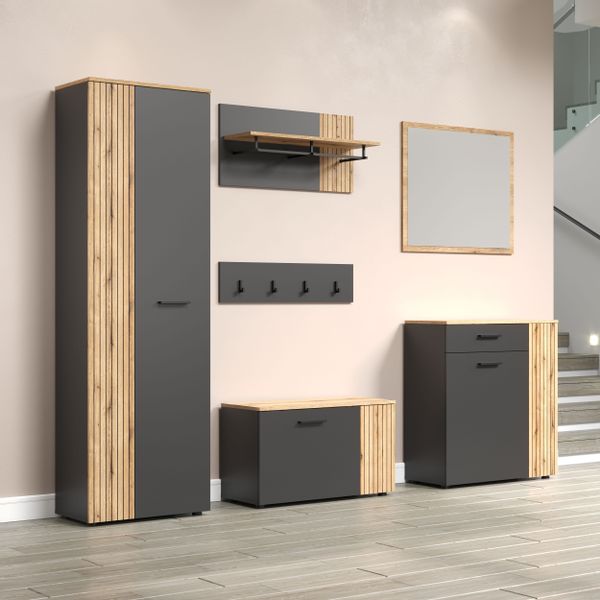 INOSIGN Garderoben-Set "Estepona" Komplett-Set, 6 Stk. tlg. Set: Schrank, B günstig online kaufen