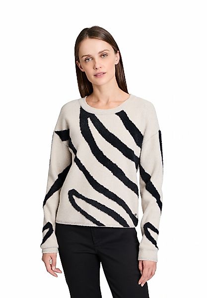 Betty&Co Strickpullover "Damen Strickpullover mit Jacquard" 1 Stk. tlg. Jac günstig online kaufen