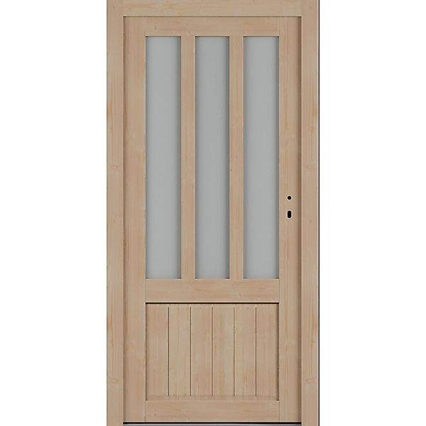 Roro Nebeneingangstür OHE 1001 Fichte 5FA 98 cm x 198 cm DIN R günstig online kaufen