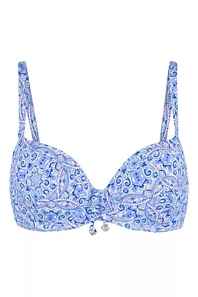LingaDore Bikini Oberteil geformt Blue Paisley 42B blau günstig online kaufen