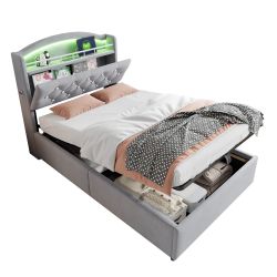 BlingBin Einzelbett Polsterbett (1-tlg., Multifunktionsbett mit günstig online kaufen