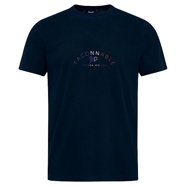 FaÇonnable Print Flag T-shirt S Marine günstig online kaufen