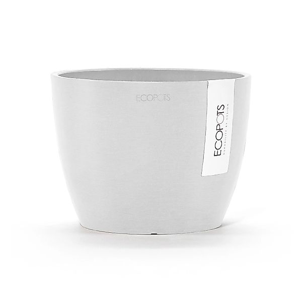 ECOPOTS Blumentopf Stockholm Mini 16 Weiß, günstig online kaufen