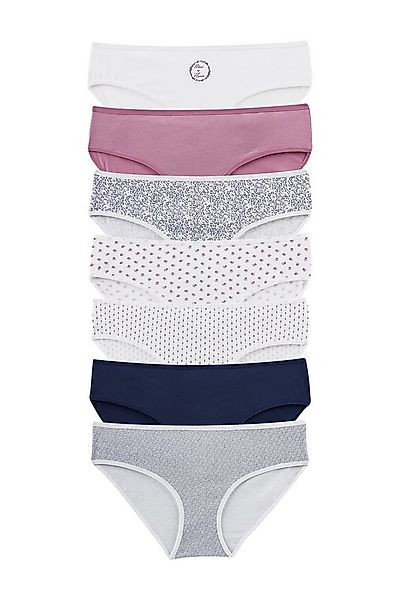 Dominant Bikinislip Damenunterwäsche (Packung, 7-St) aus elastischer Baumwo günstig online kaufen