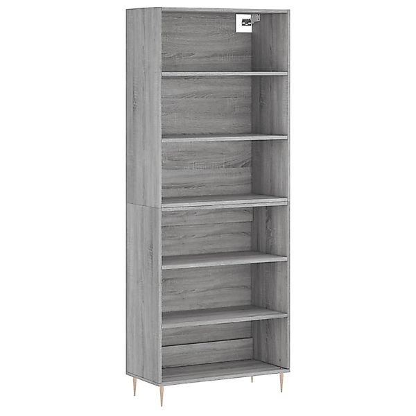 vidaXL Highboard Grau Sonoma 69,5x32,5x180 cm Holzwerkstoff 3189563 günstig online kaufen