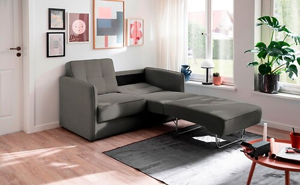 Home affaire Schlafsofa »Milano« zwei einzeln ausziehbare Liegefunktionen günstig online kaufen