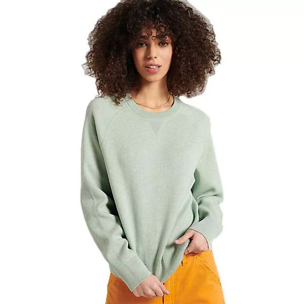 Superdry Core Cotton Crew Pullover S Mint Grit günstig online kaufen