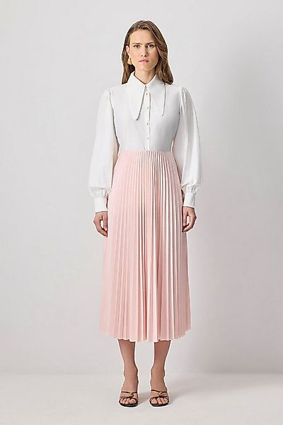 touche prive Zipfelrock Elastisch Taille Maxi Faltenrock Damen, Elegant Pli günstig online kaufen