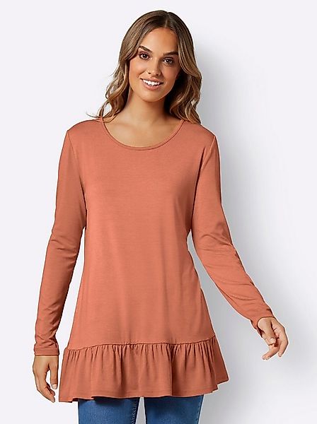 Sieh an! T-Shirt Longshirt Langarm günstig online kaufen