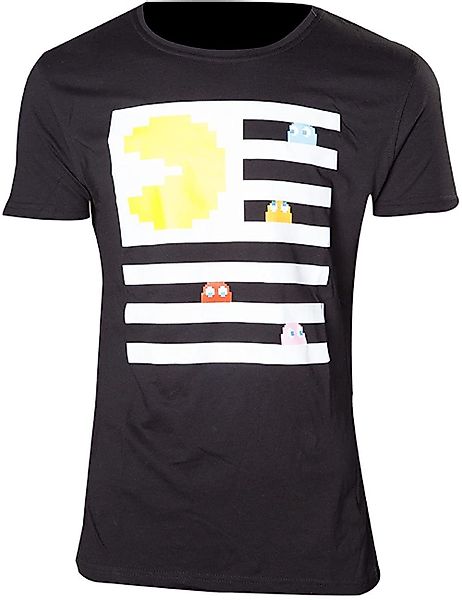 Pac-Man Print-Shirt PACMAN T-Shirt Computer Retrogames günstig online kaufen