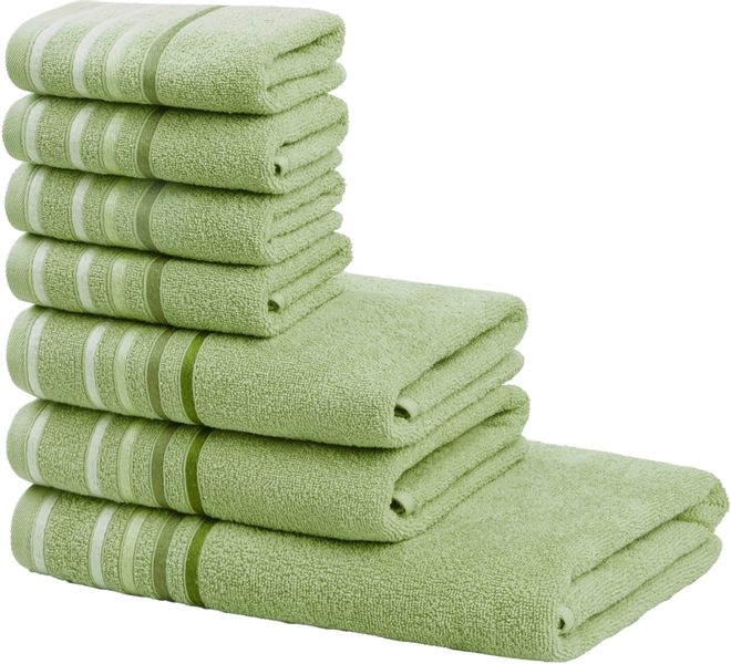 my home Handtuch Set "Niki, Duschtuch, Handtücher und Gästetücher" Set 7 Wa günstig online kaufen