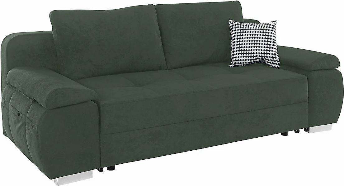 INOSIGN Schlafsofa »Pumo«, mit Boxspring-Aufbau, Bettfunktion und Bettkaste günstig online kaufen