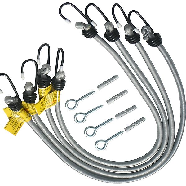 Floracord Spanngurte-Komplettset für Vierecksonnensegel günstig online kaufen