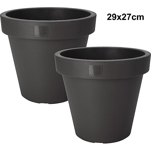 Koopman Blumentopf Blumenkübel Pflanzkübel Blumentopf 29X27cm günstig online kaufen