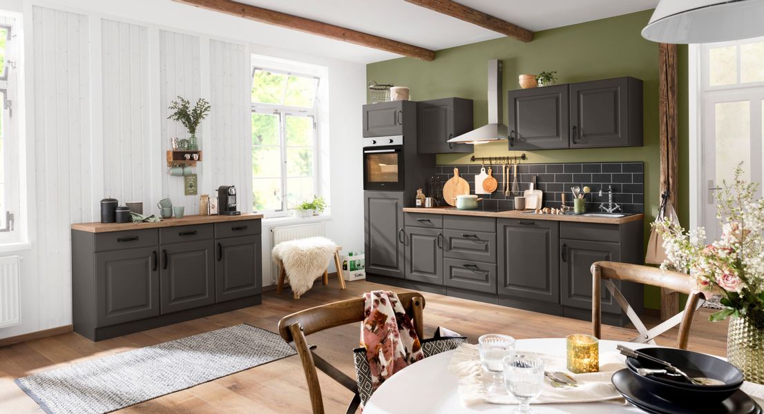 wiho Küchen Küchenzeile Erla, ohne E-Geräte, günstig online kaufen