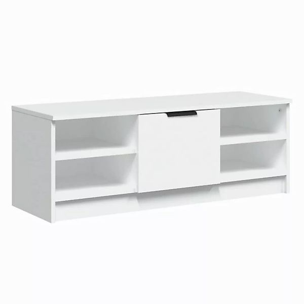 furnicato TV-Schrank Weiß 102x35,5x36,5 cm Holzwerkstoff (1-St) günstig online kaufen