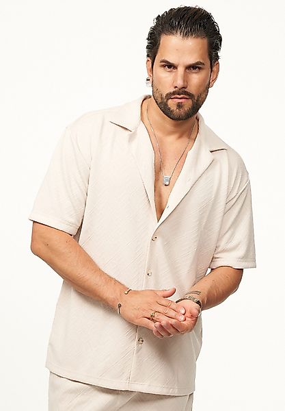 CARISMA Kurzarmhemd im Summer-Look mit Strukturmuster günstig online kaufen