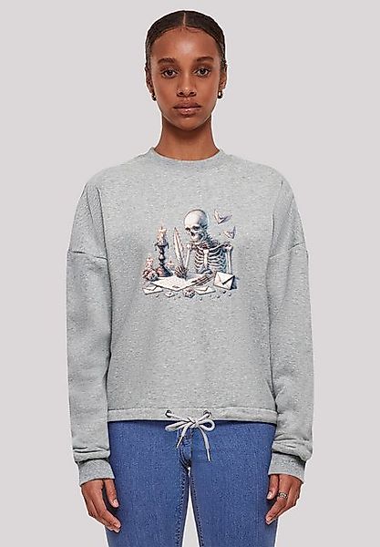 F4NT4STIC Sweatshirt Skelett Liebesbrief Valentinstag Premium Qualität günstig online kaufen