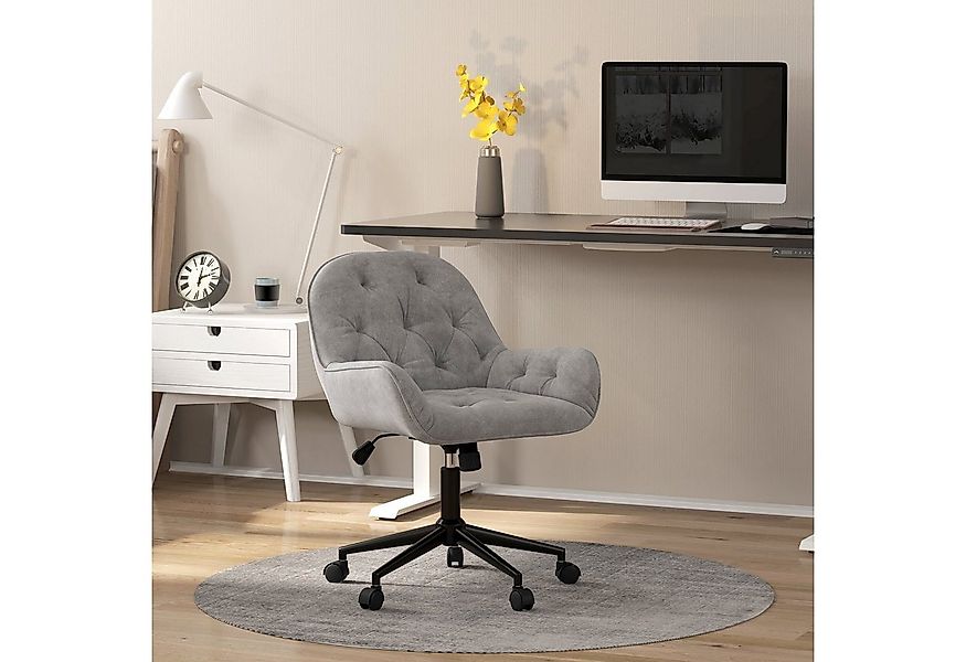 Vinsetto Bürostuhl Schreibtischstuhl mit Wippfunktion, Computerstuhl höhenv günstig online kaufen