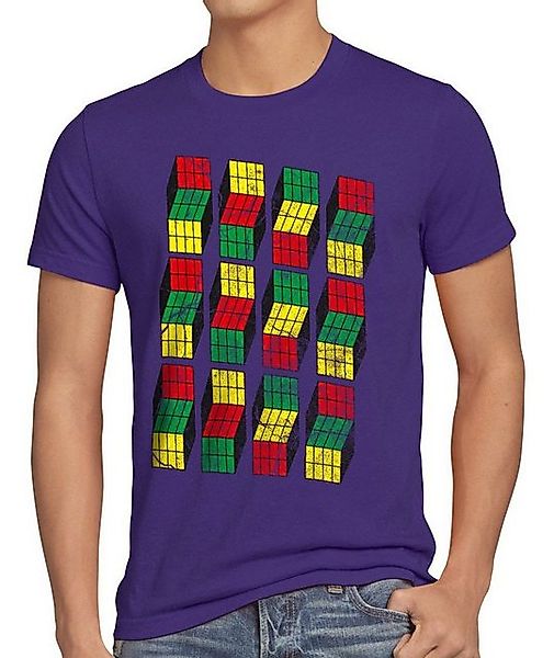 style3 T-Shirt Cubes Sheldon Würfel rubik zauberwürfel the big bang theory günstig online kaufen
