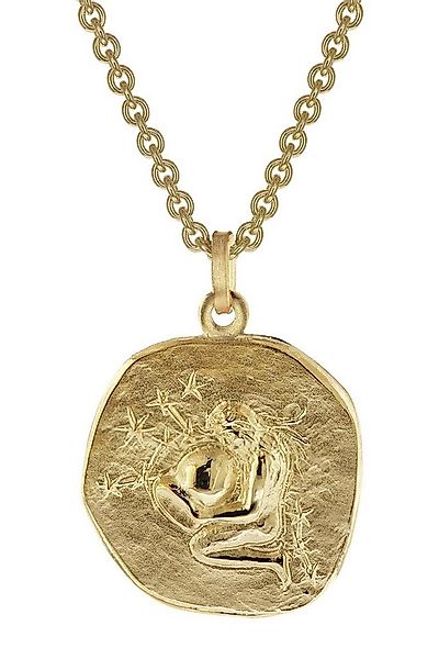 trendor Kette mit Anhänger Wassermann Ø 20 mm Gold auf Silber günstig online kaufen