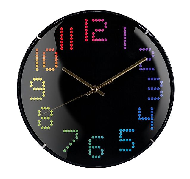 technoline Wanduhr WT 7410 (mit farbigen Ziffern) günstig online kaufen