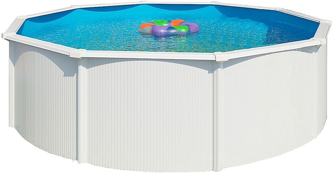 KWAD Rundpool "Green line Evolution" 4,6x1,32 weiß Folie in blau, sand oder günstig online kaufen