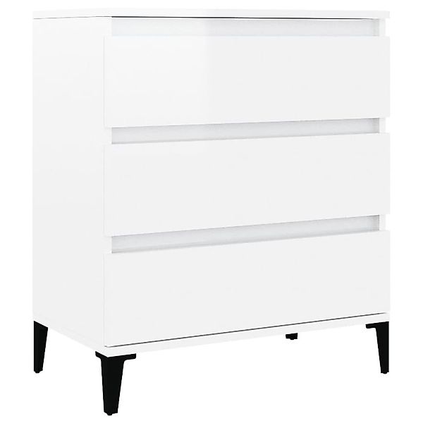 furnicato Sideboard Hochglanz-Weiß 60x35x70 cm Holzwerkstoff günstig online kaufen