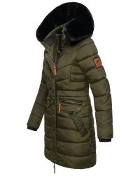 Navahoo Steppmantel "Paula" stylischer Winter Parka m. edlem Fellimitat günstig online kaufen