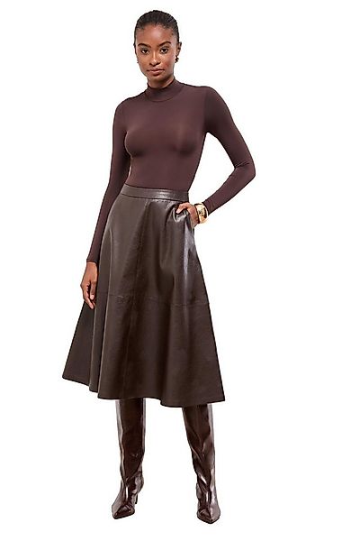 LIPSY Midirock Lipsy Strukturierter ausgestellter Midirock (1-tlg) günstig online kaufen