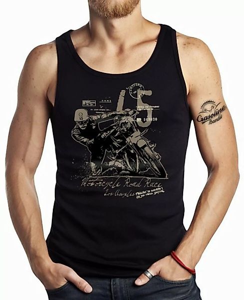 GASOLINE BANDIT® Tanktop für Hot-Rod Biker Racer Motorrad Fans: Road Race R günstig online kaufen