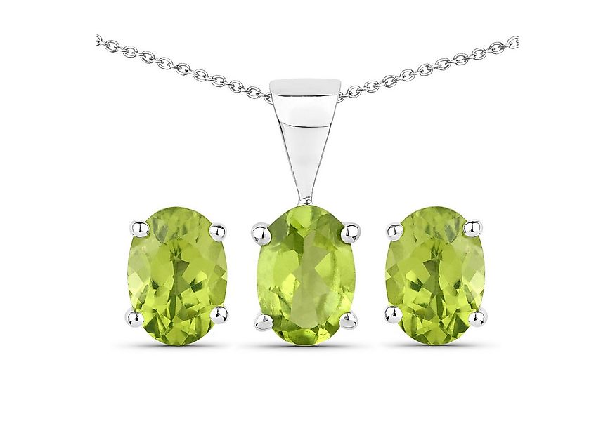 Vira Jewels Paar Ohrstecker Silber 925 rhodiniert Ohrringe und Halskette mi günstig online kaufen