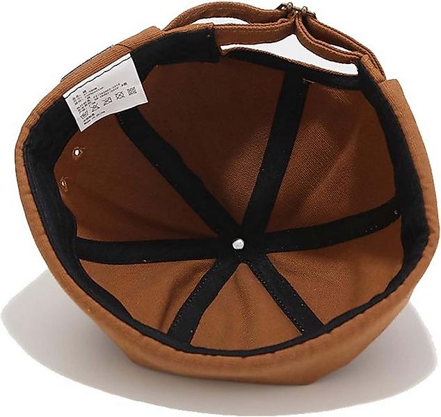 Coonoor Schirmmütze Docker Cap Baumwolle Kurz Flach Mütze günstig online kaufen