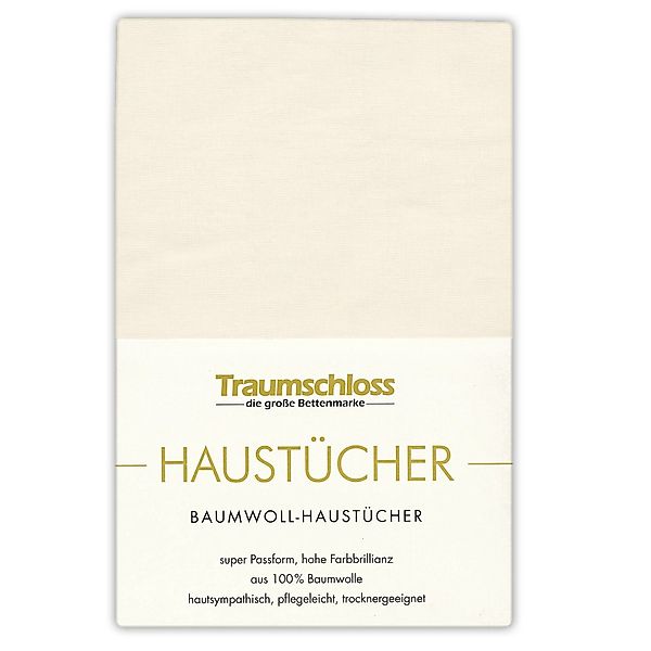 Traumschloss Betttuch Haustuch, 100% Baumwolle, Gummizug: günstig online kaufen