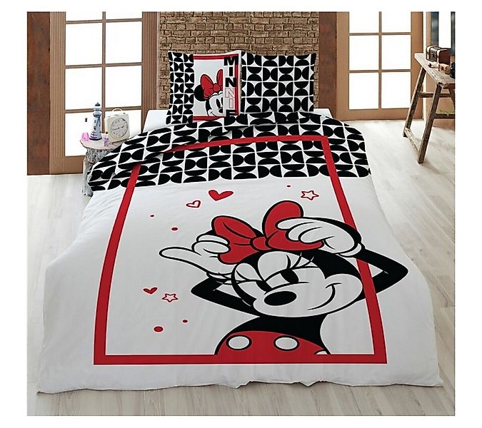 Disney Bettwäsche Disney Minnie Maus Kinder Bettwäsche 2tlg. Set 135x200 80 günstig online kaufen