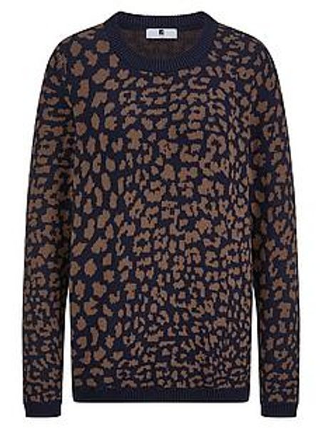 Rundhals-Pullover Anna Aura blau günstig online kaufen