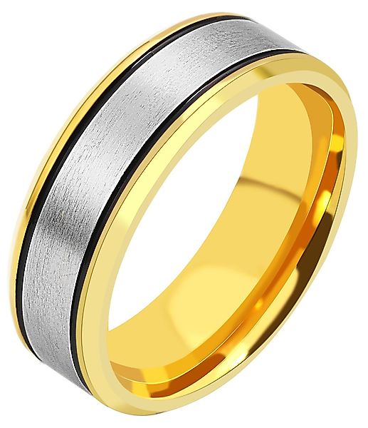 AKZENT Partnerring Inseparable Love aus Edelstahl, günstig online kaufen